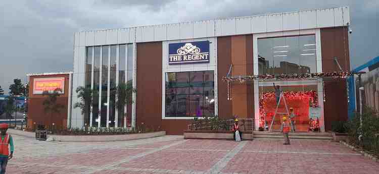 Regent Sales Office - Canopy Lighting Installation